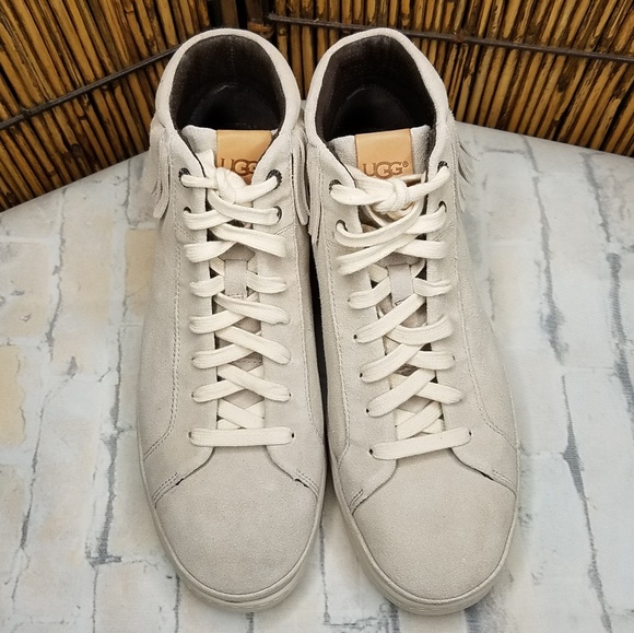 UGG Men's Chukka Sneaker High Fringe Suede Boots - Picture 5 of 6